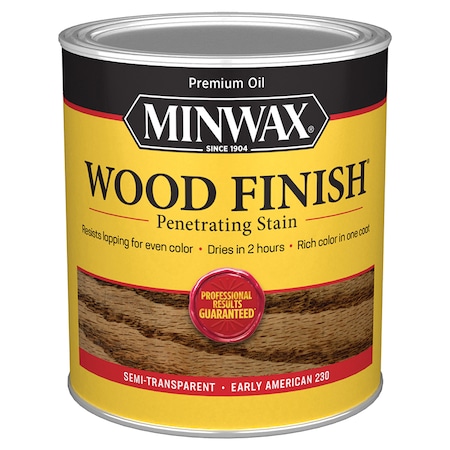 Minwax 1 Qt Early American Wood Finish Oil-Based Wood Stain 70008